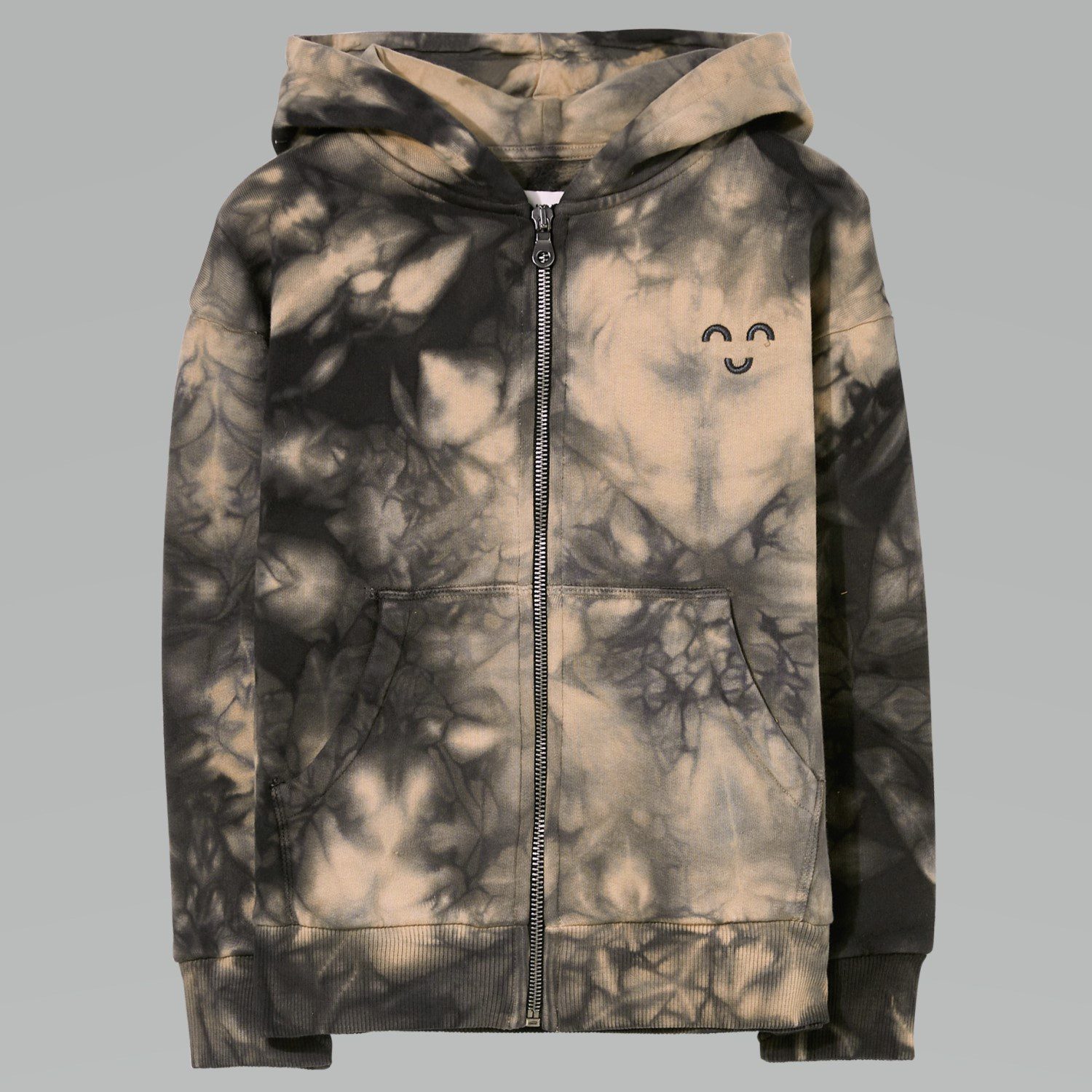 Hubert Tie & Dye Loose Sweater | Wood Cream