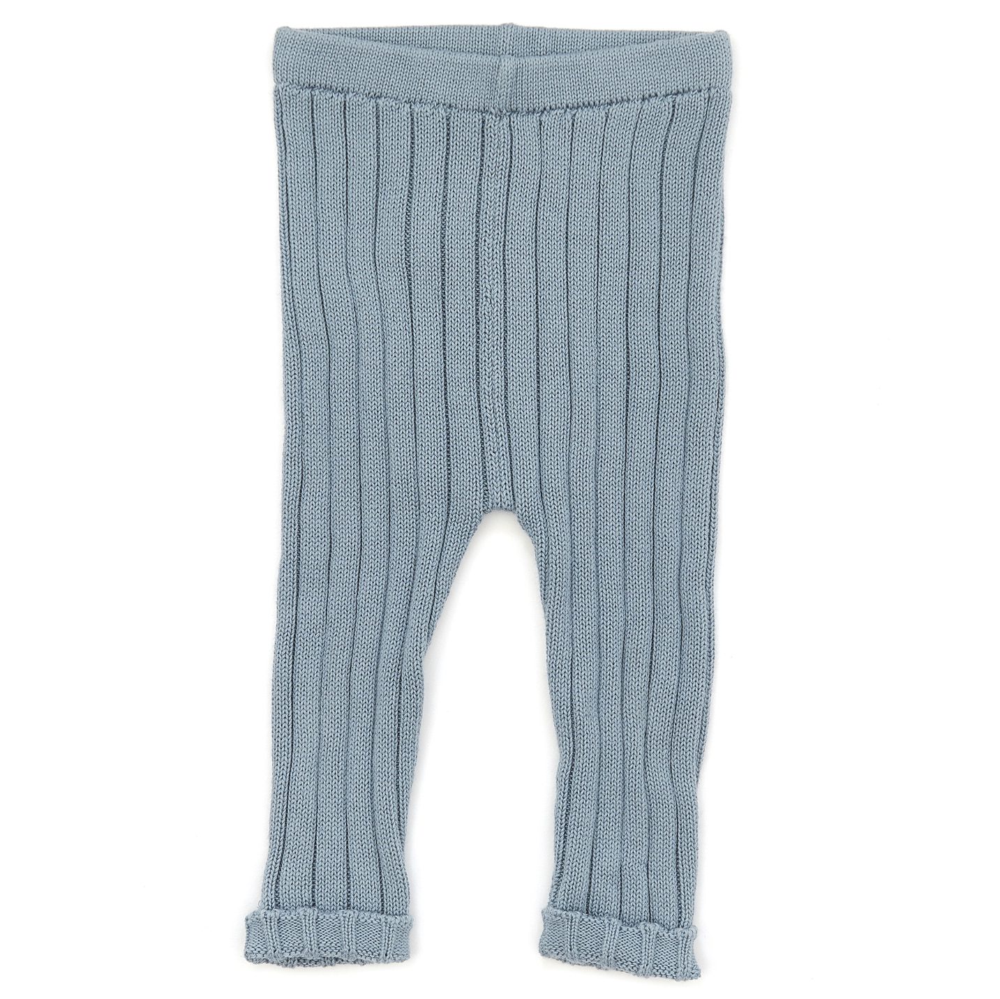 Cameron Sweater Natural & Knitted Leggings Steel Blue