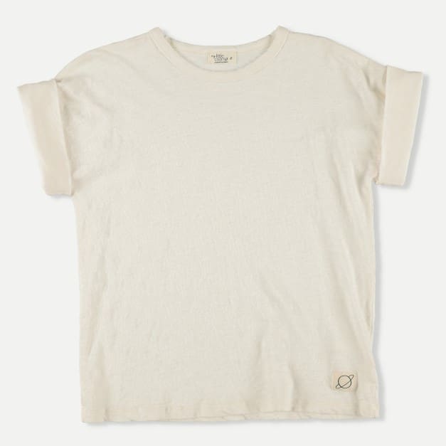 Kit Slub Basic Tshirt & Julian Shorts | Ivory/Khaki