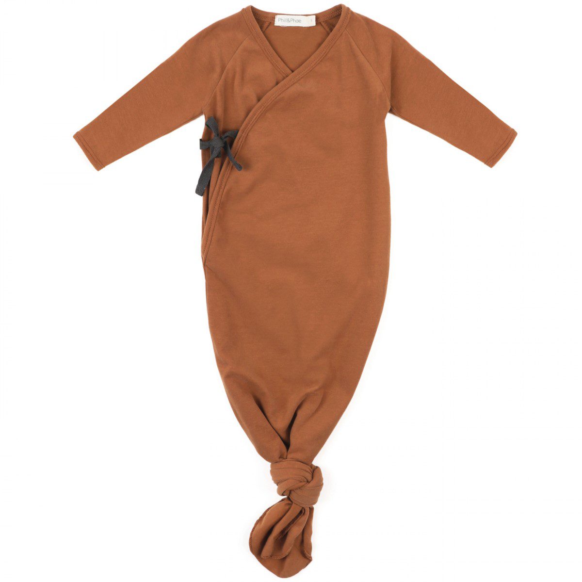 Knotted Baby Gown Dots | Hazel