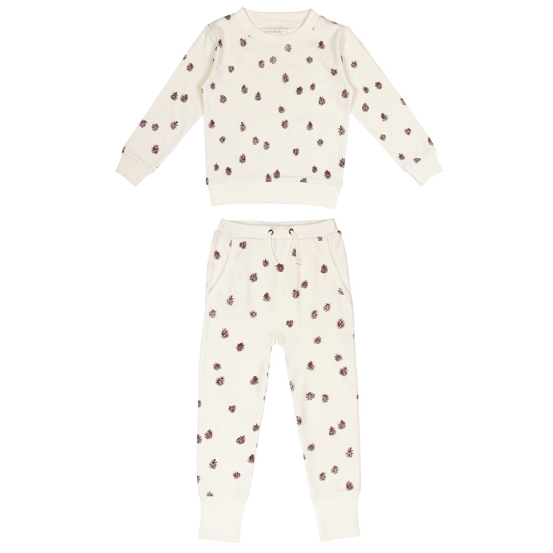 Sweatshirt & Jogger Set | Buttercream Pinecone