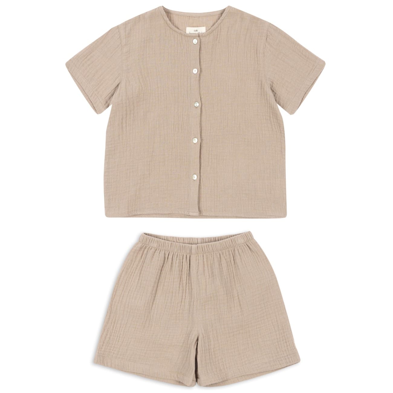 Olive SS Shirt & Shorts | Pure Cashmere