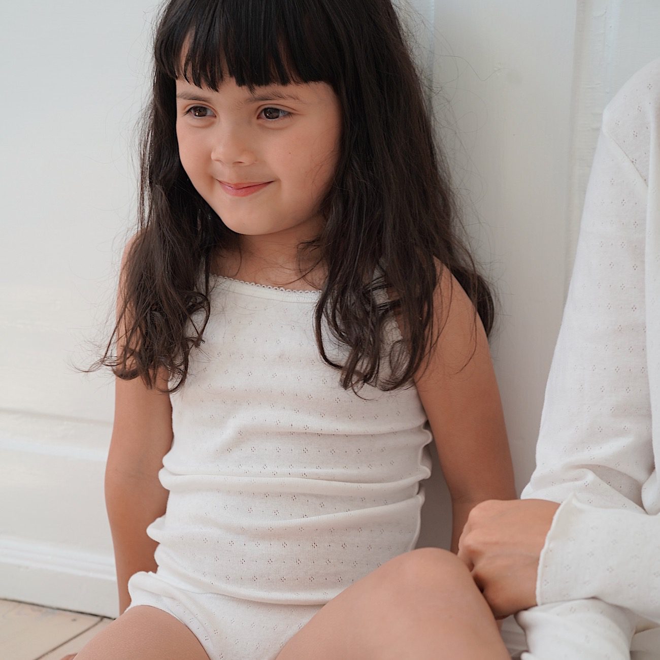 Mini Underwear 2 Piece Set | Clear White