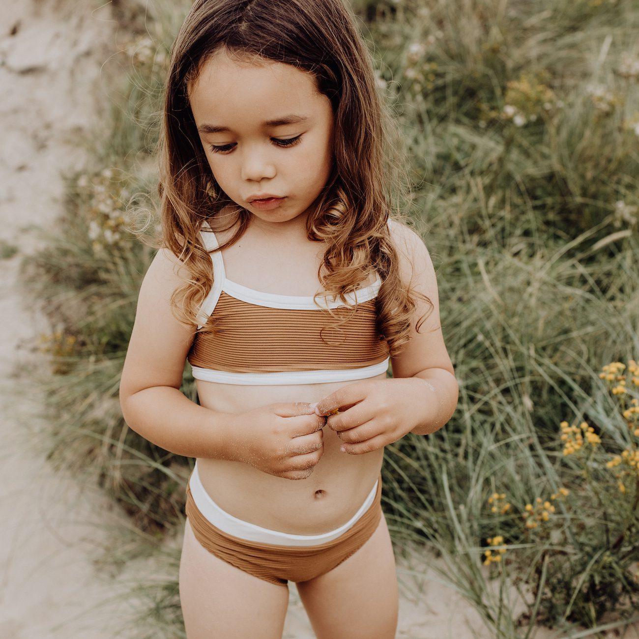 Two Piece Swimsuit Pecan