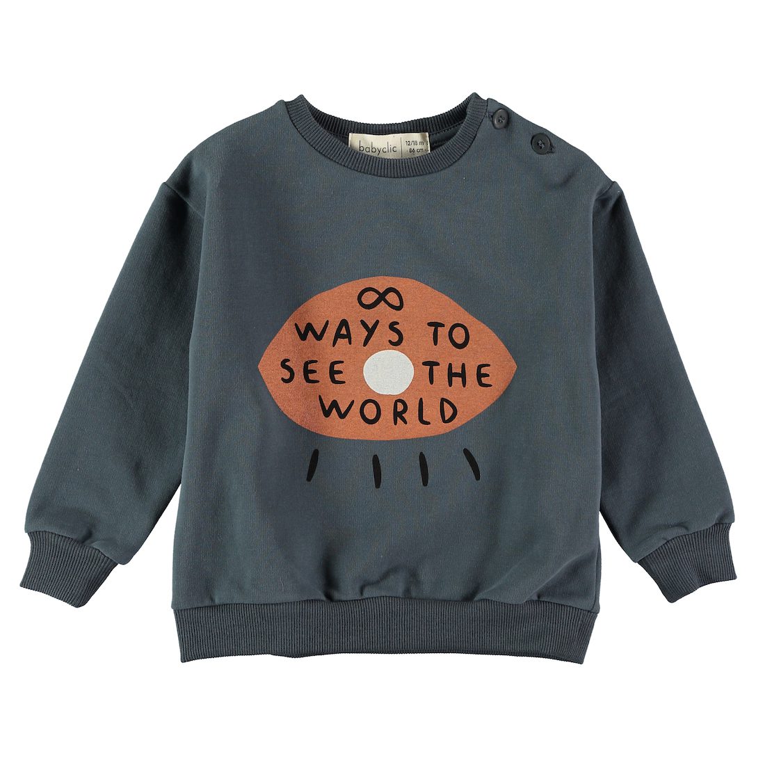 Sweatshirt Eye | Night Blue