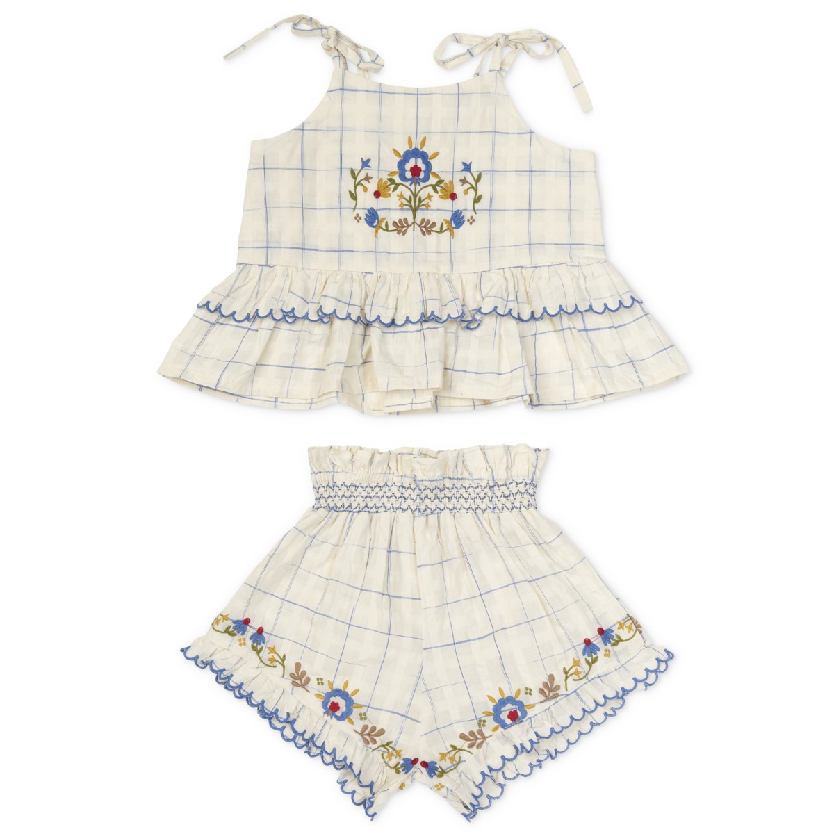 Summer Blossom Set | Space Dye Checks