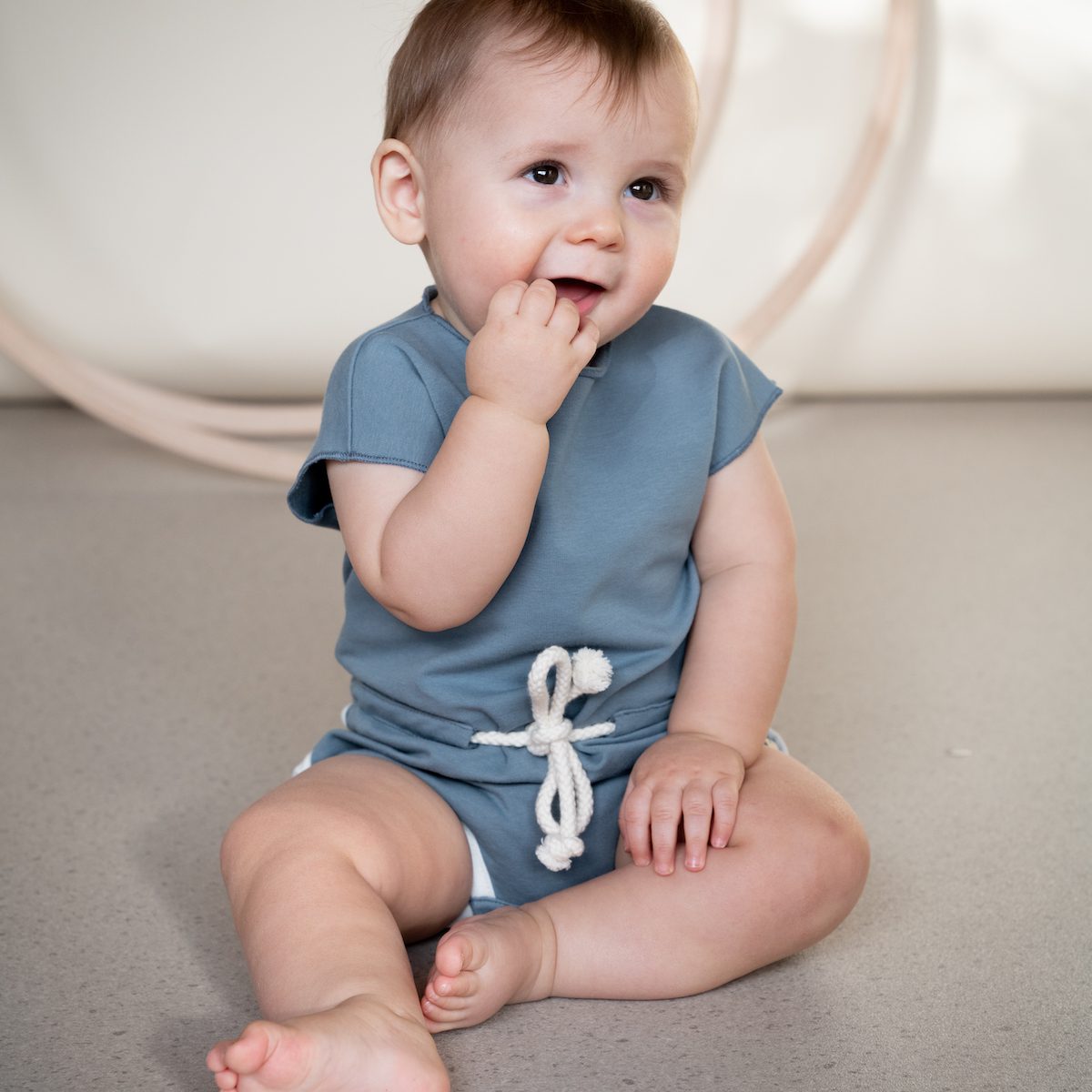 Joa Jumpsuit Terrycloth | Coral Blush