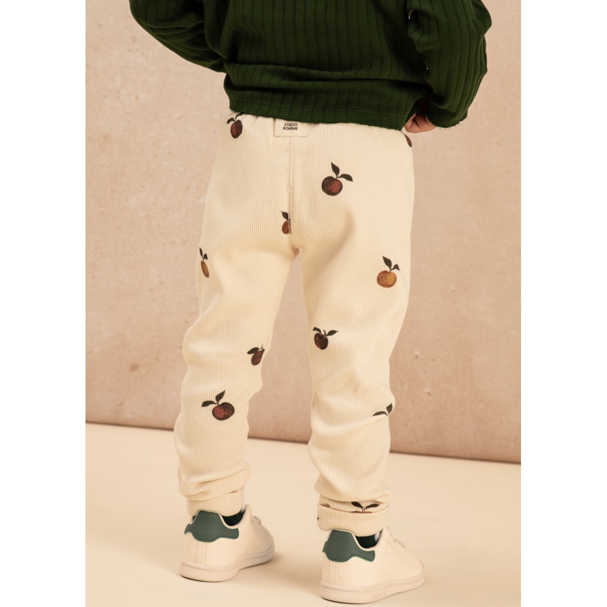 Rom Pom Leggings | Ecru Apples