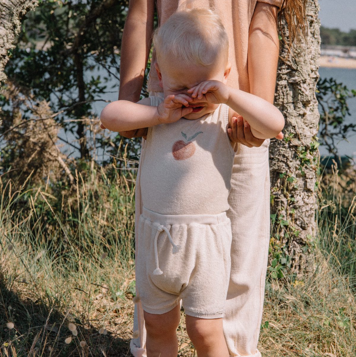 Terry Cloth Tank & Bloomer | Sand