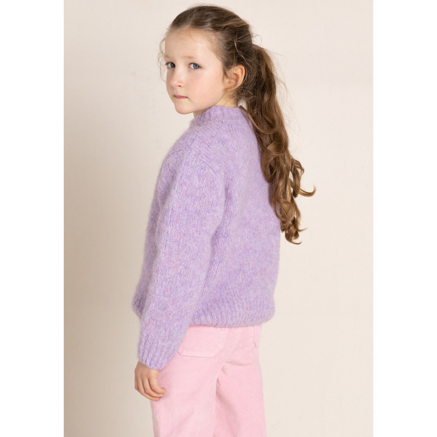Lona Round Neck Jumper | Lilac