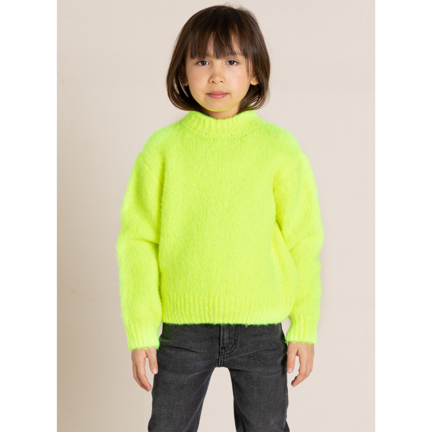 Lona Round Neck Jumper | Super Lime