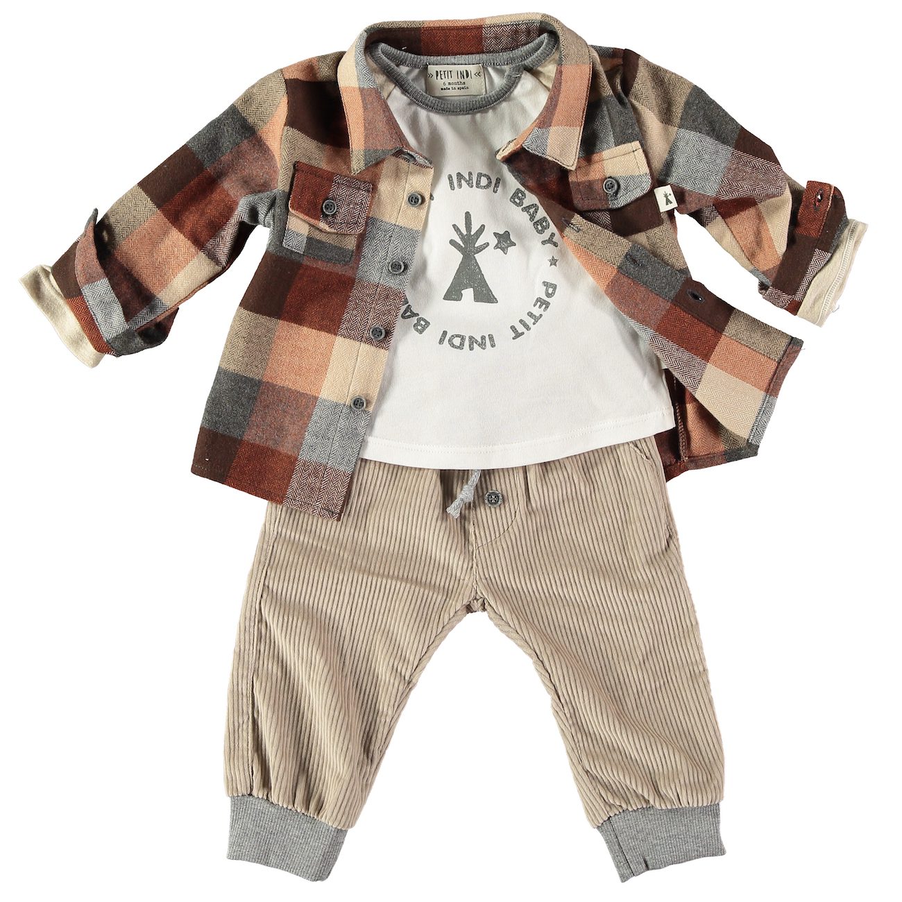 3 Piece Set (T-Shirt, Pants & Overshirt)
