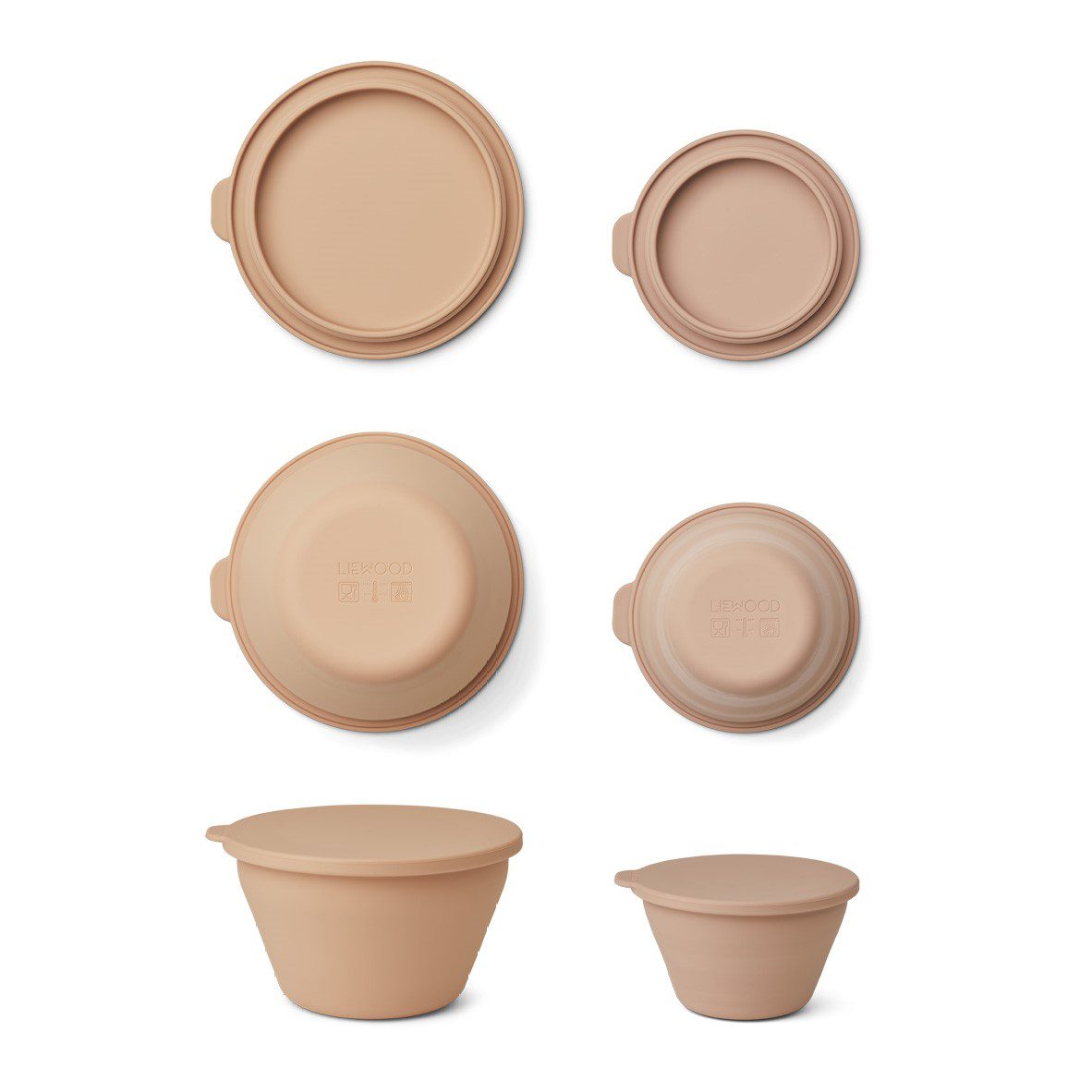 Dale Foldable Bowl Set | Tuscany Rose / Pale Tuscany Mix