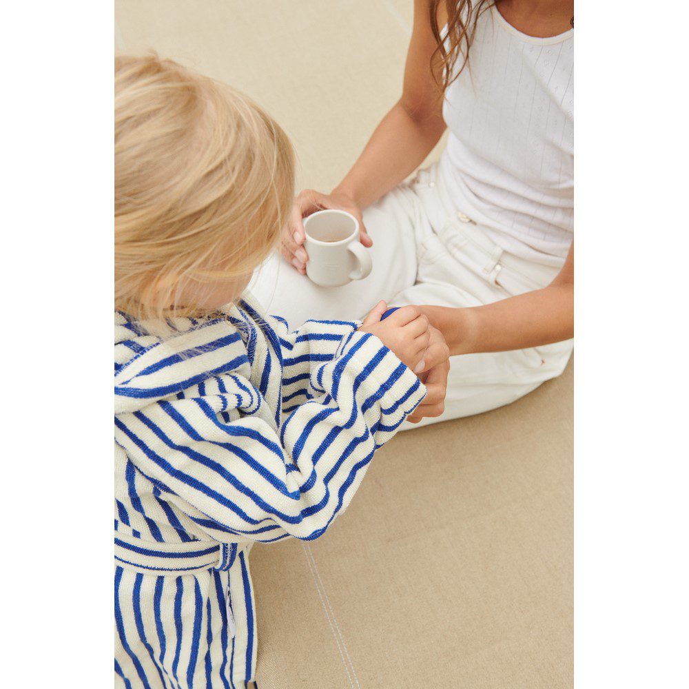 Rollo Bathrobe Mini | Y/D Stripes Tuscany Rose/Creme De La Creme