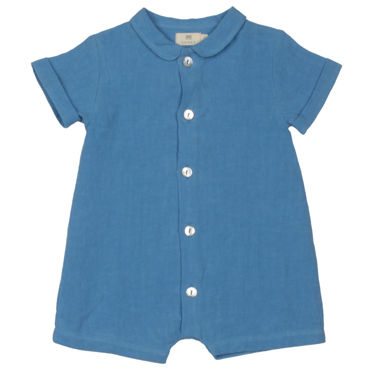Linen Baby Overall | Bonnie Blue