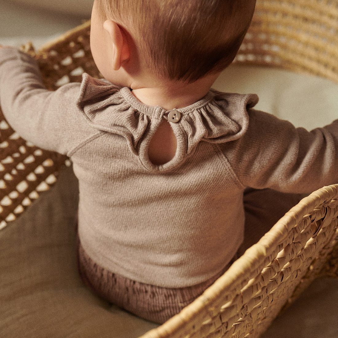 Knit Bodysuit & Corduroy Pants