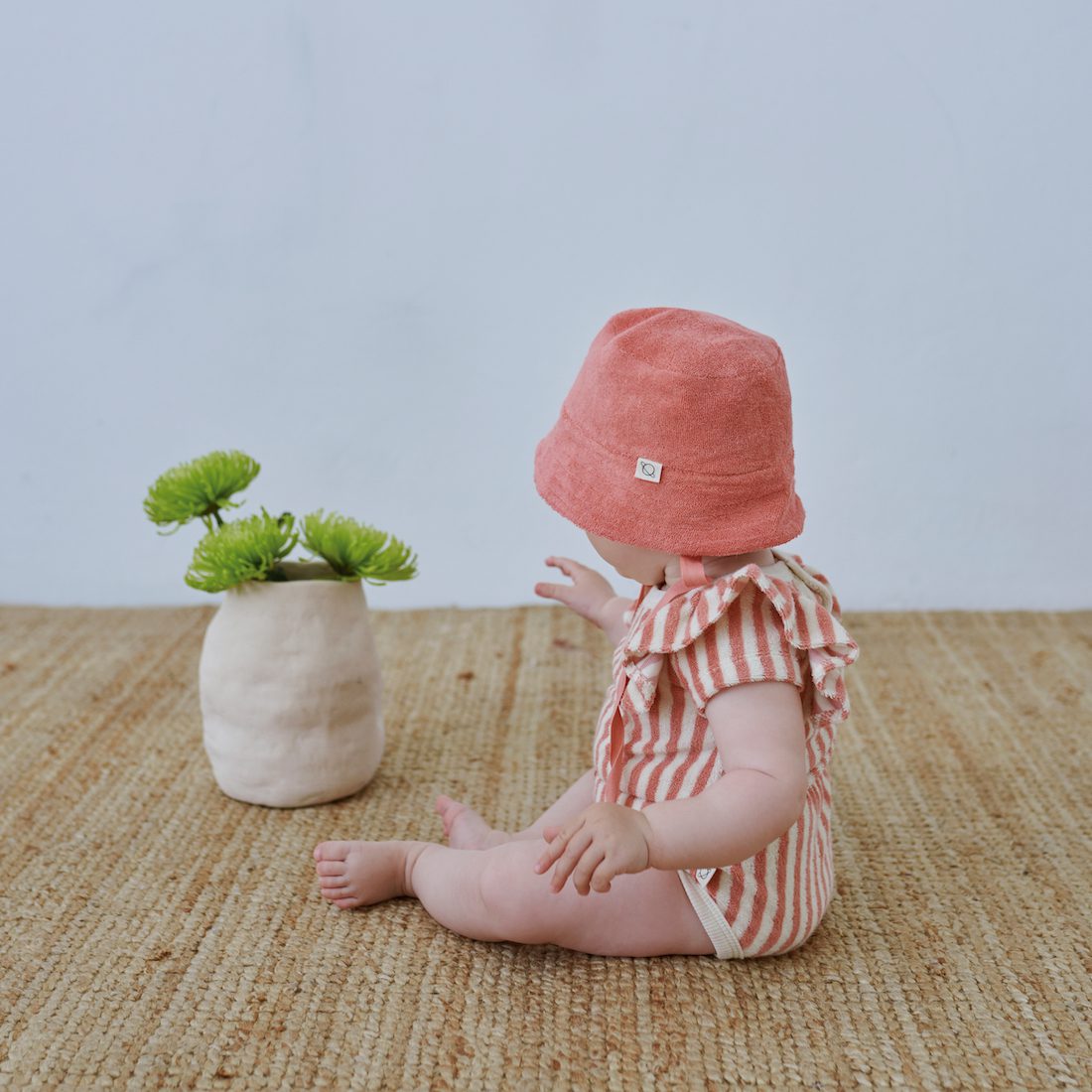 Tiffany Toweling Stripe Romper