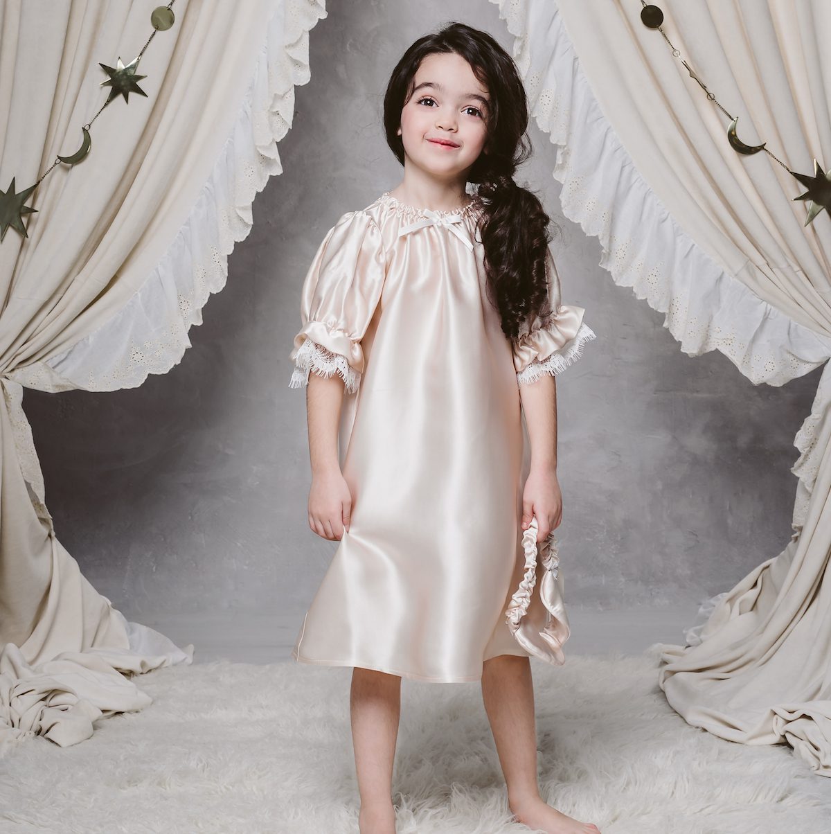 Loretta Nightdress | Biscuit