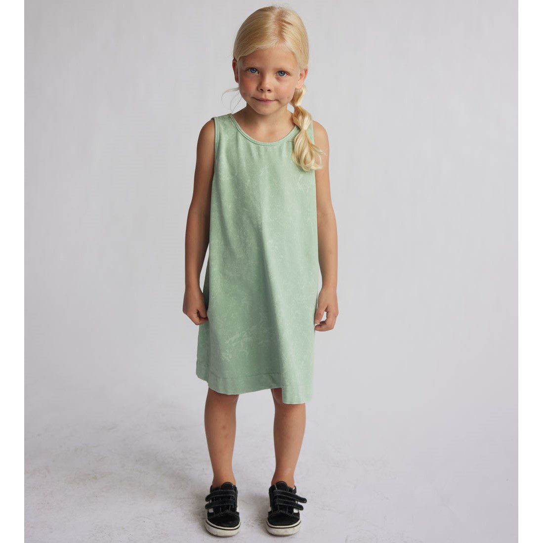 Vintage Mint V Dress
