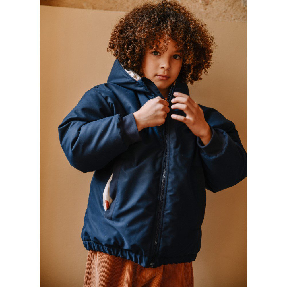 Frio Rain Coat | Blue Nights Dots