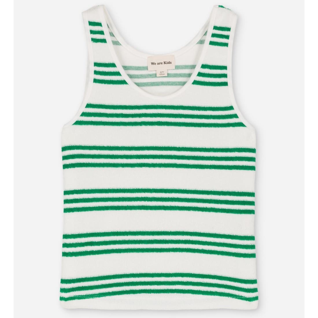 Marcel Rayure Terry Tank Top | Green