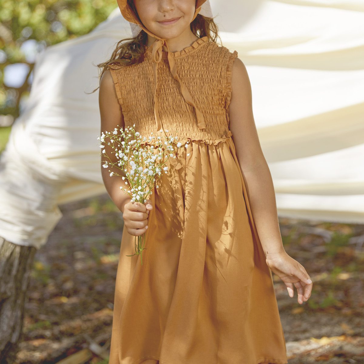 Mariola Dress Tencel Rust