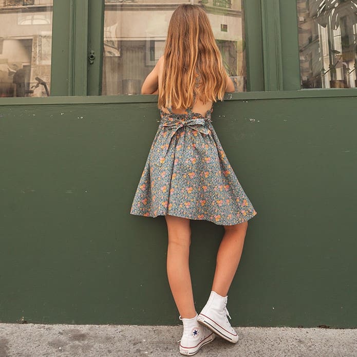 Dress Pam Cotton Veil Romantic Flower