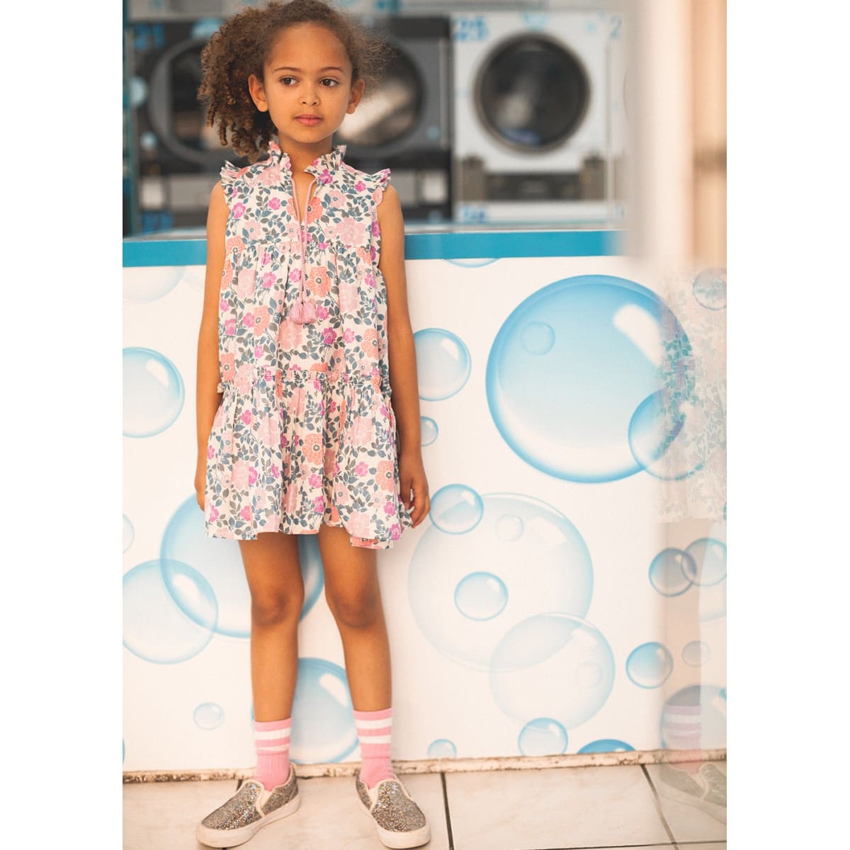 Dress Goa Cotton Veil Vintage Flower