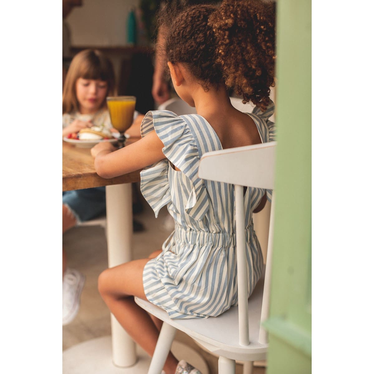 Overall Birda | Off White/Blue