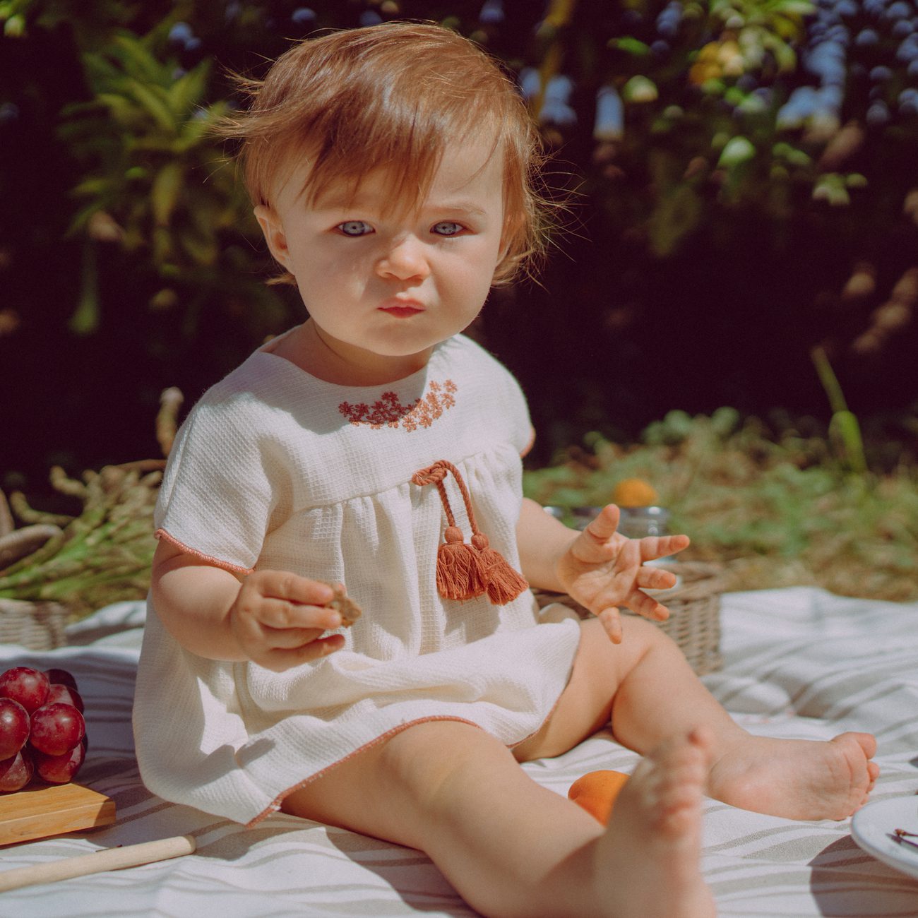 Textured Muslin Dress