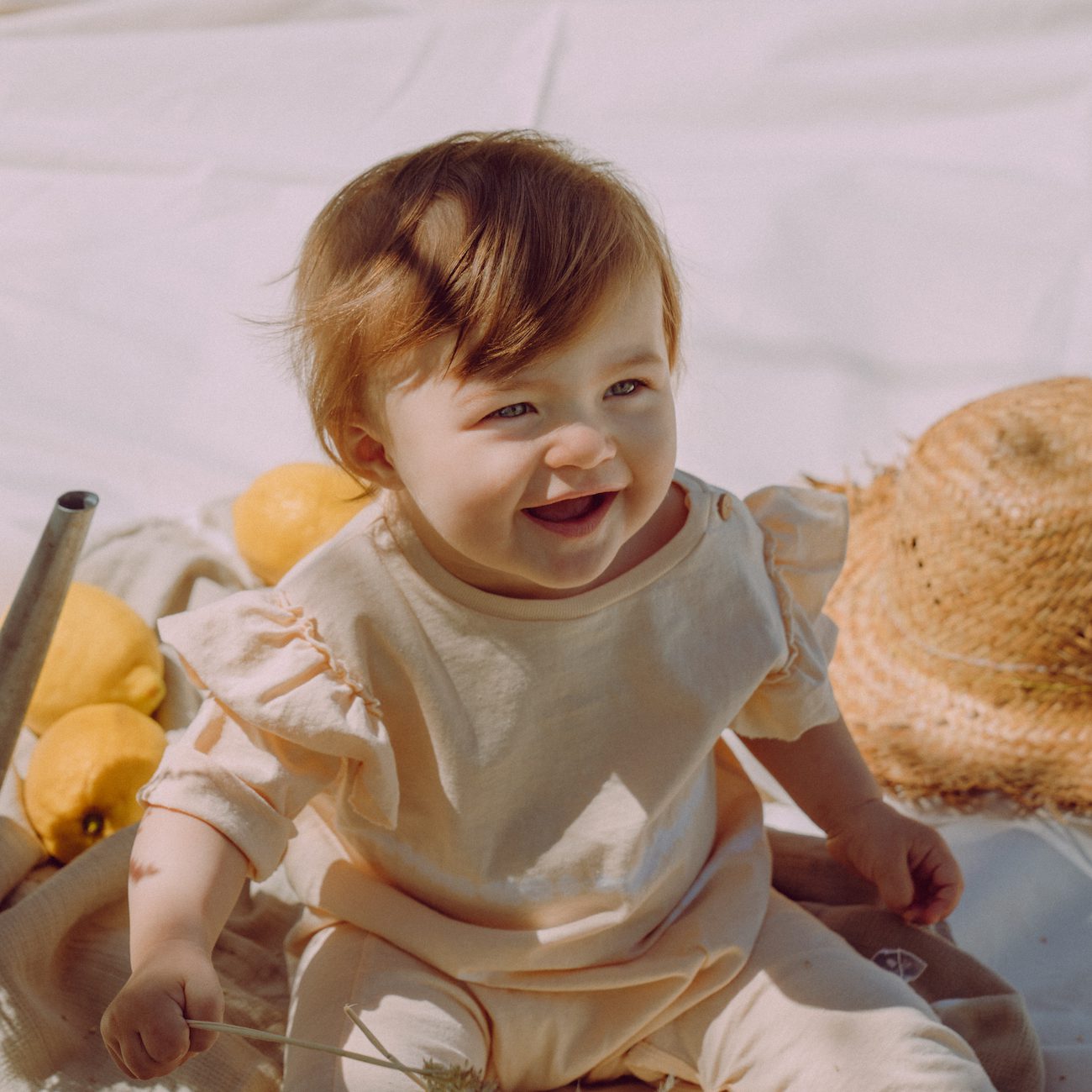 Tie Dye Romper W/ Ruffle