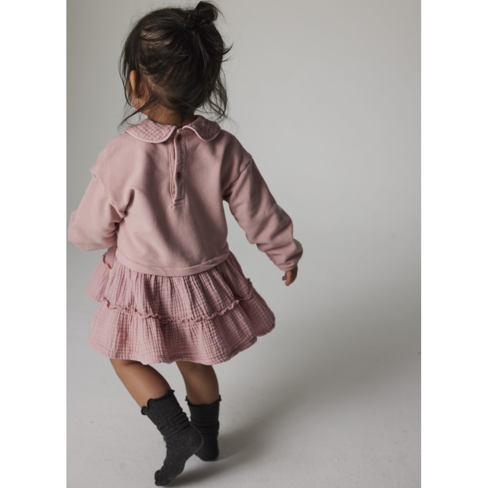 Mia Soft Fleece Dress | Pink