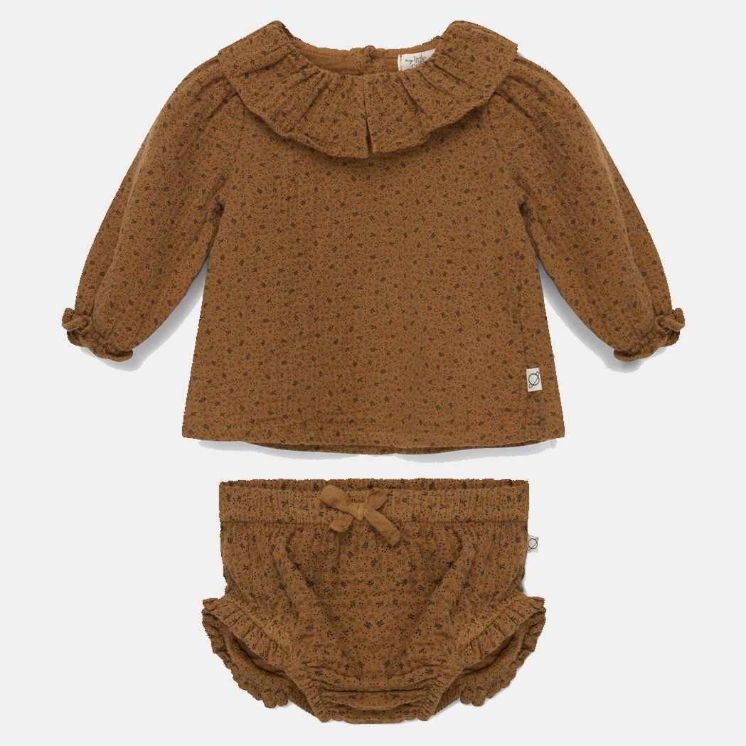 Mirna Gauze Blouse & Ana Gauze Bloomers
