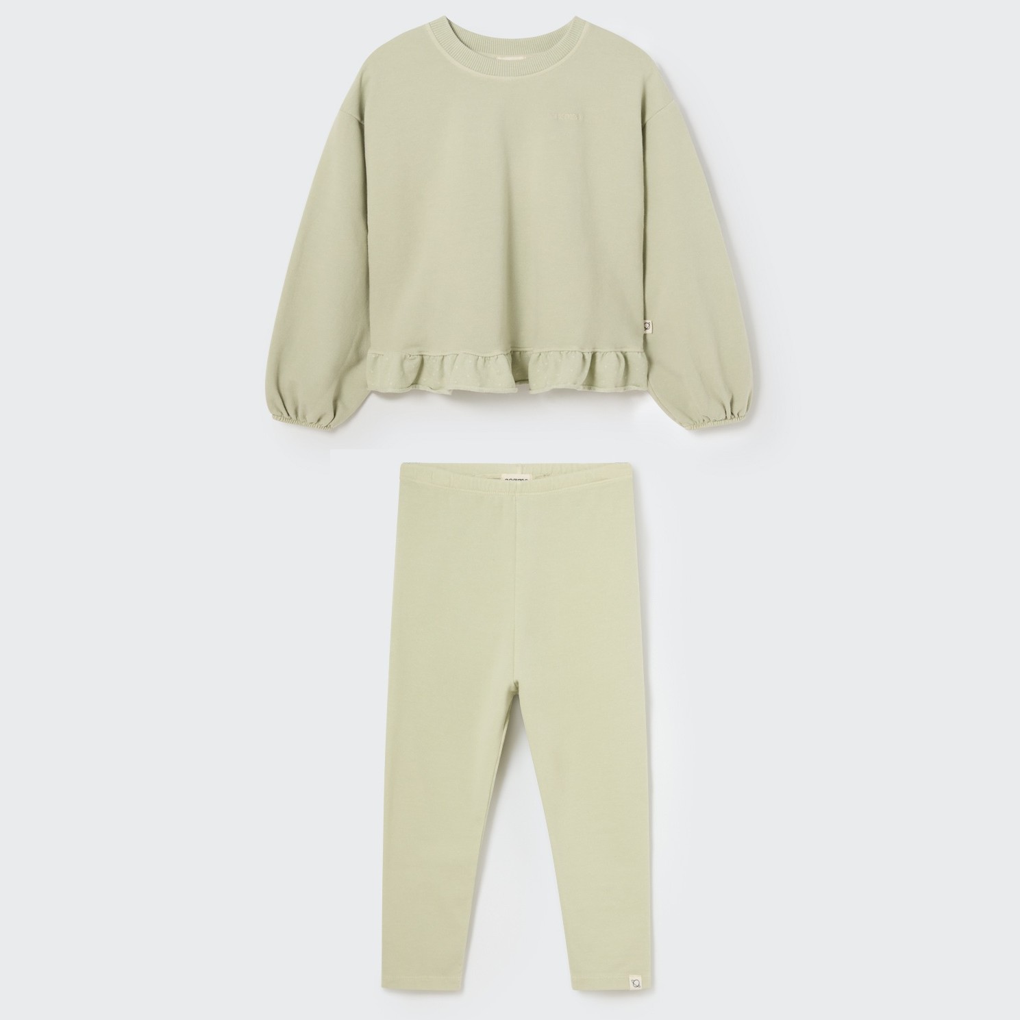Soft Plush Sweatshirt & Leggings | Green