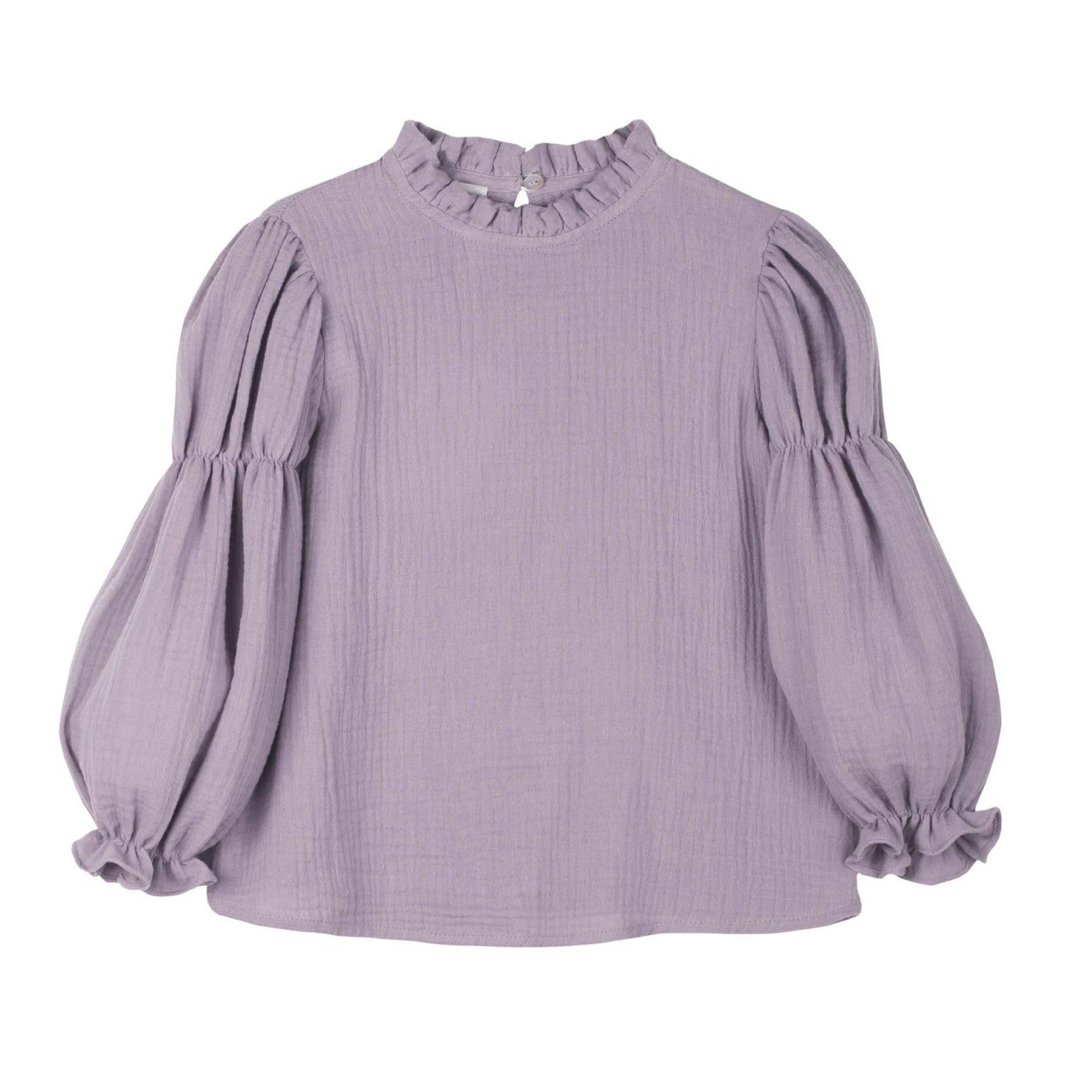 Double Sleeve Muslin Blouse | Mauve