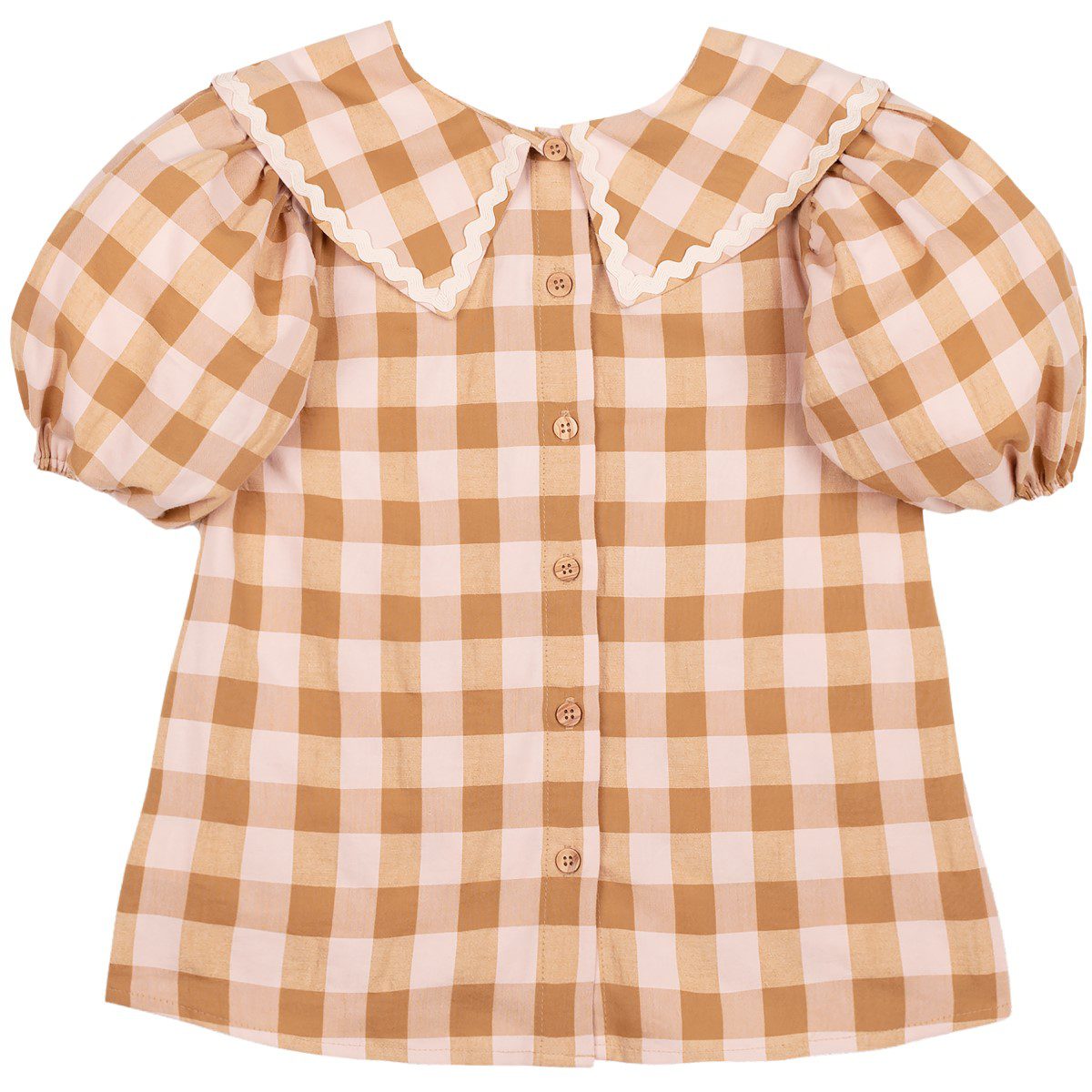 Sienna Vichy Collard Blouse & Short | Set