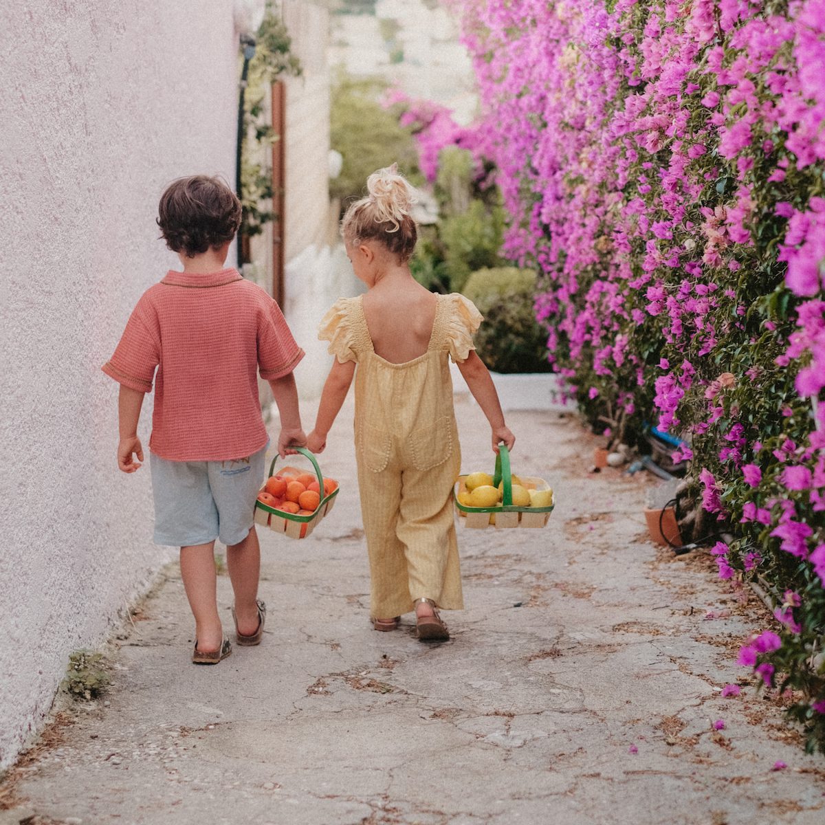 Terracotta Amelio Shirt & Light Blue Obiki Bermuda
