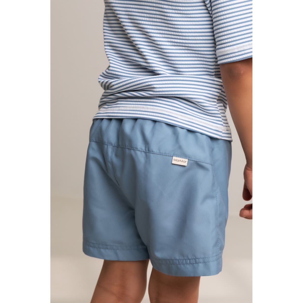 Swinston Swim Top & Swiggo Swim Shorts | Dark Sky/Stripe