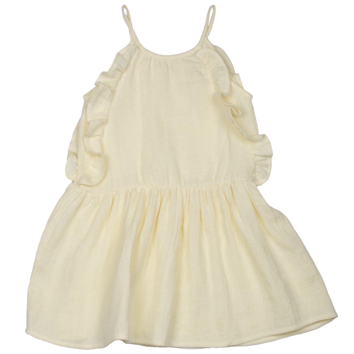 Mesh Frill Dress | Macarron