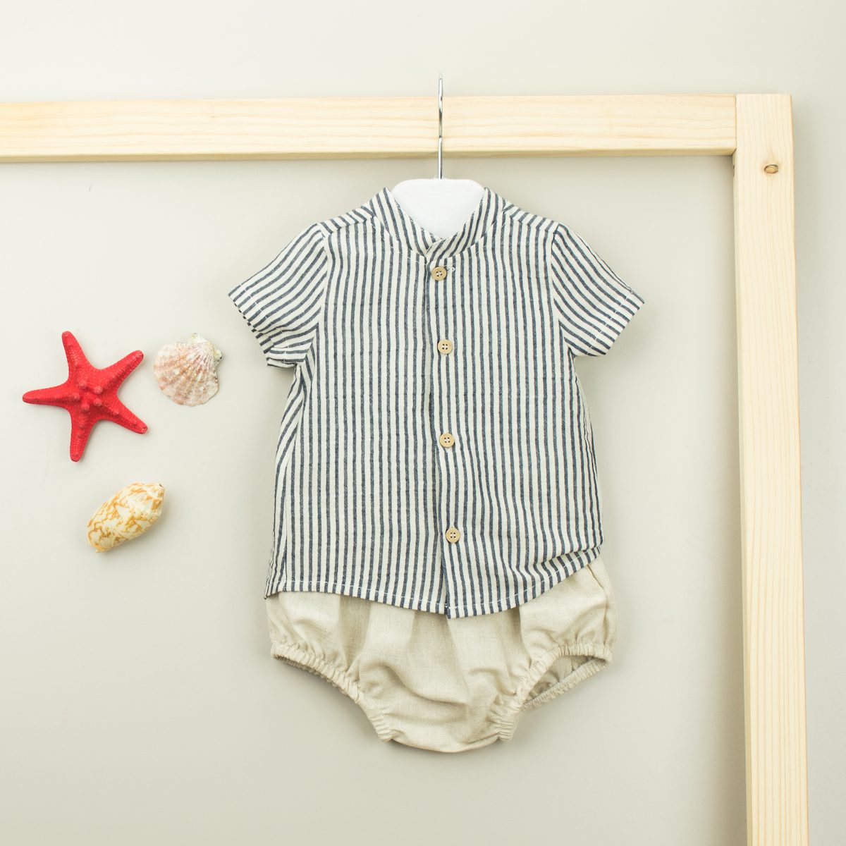 Minerva Diaper Cover & Shirt