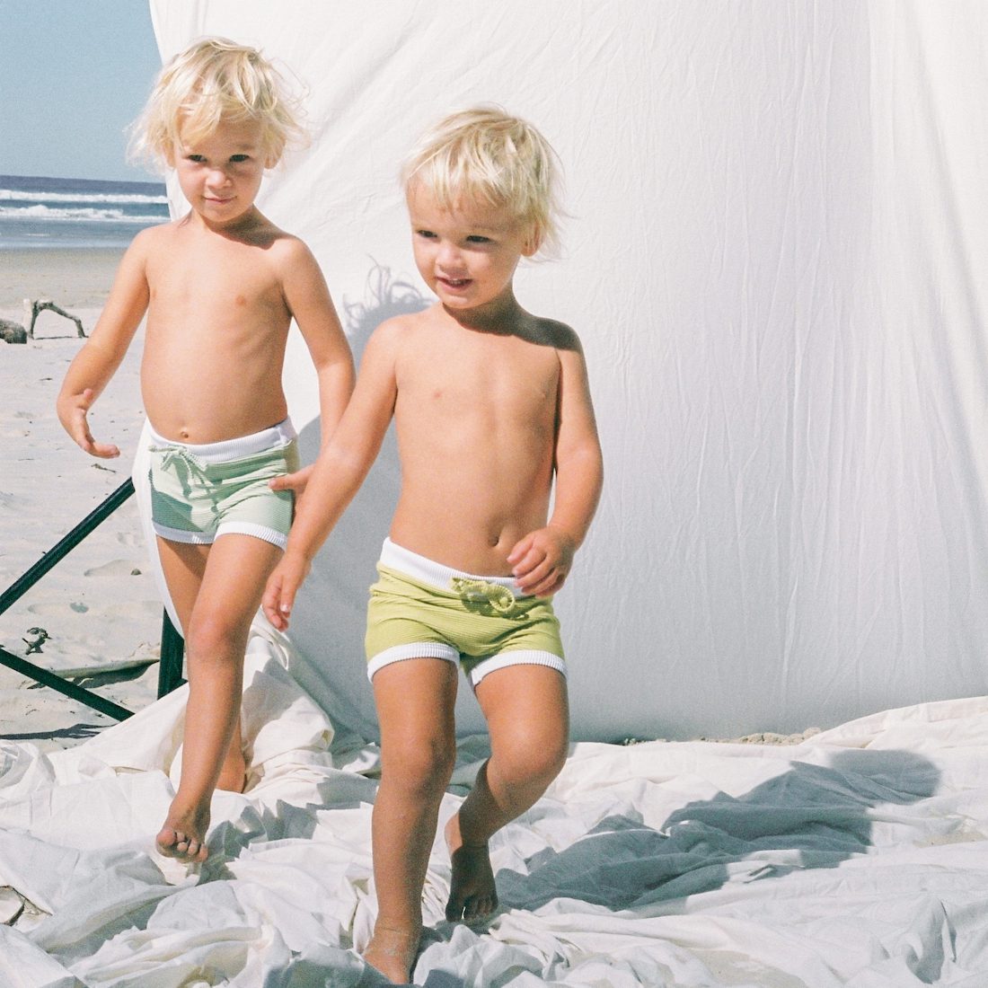 Mini Band Rashie & Band Short | Plum