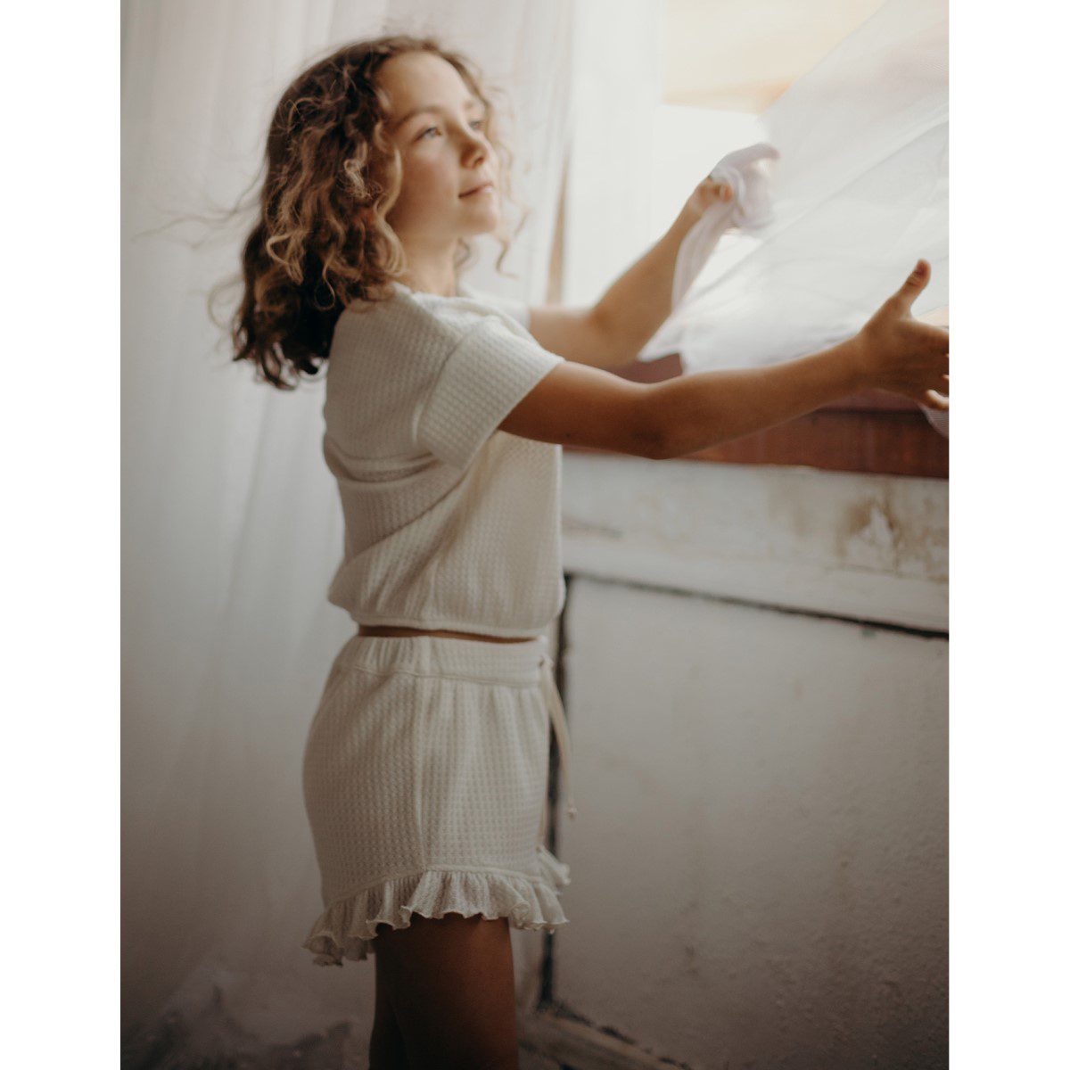 Knitted Blouse & Knitted Skort