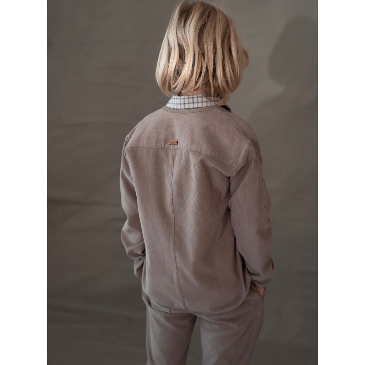 Taupe Corduroy Overshirt