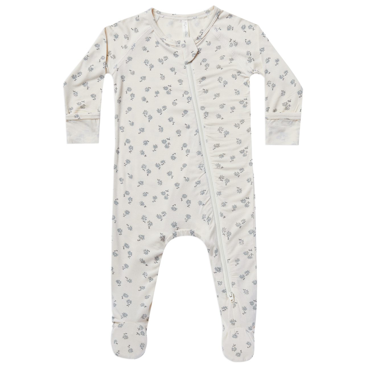 Modal Footed Sleeper | Blue Ditsy