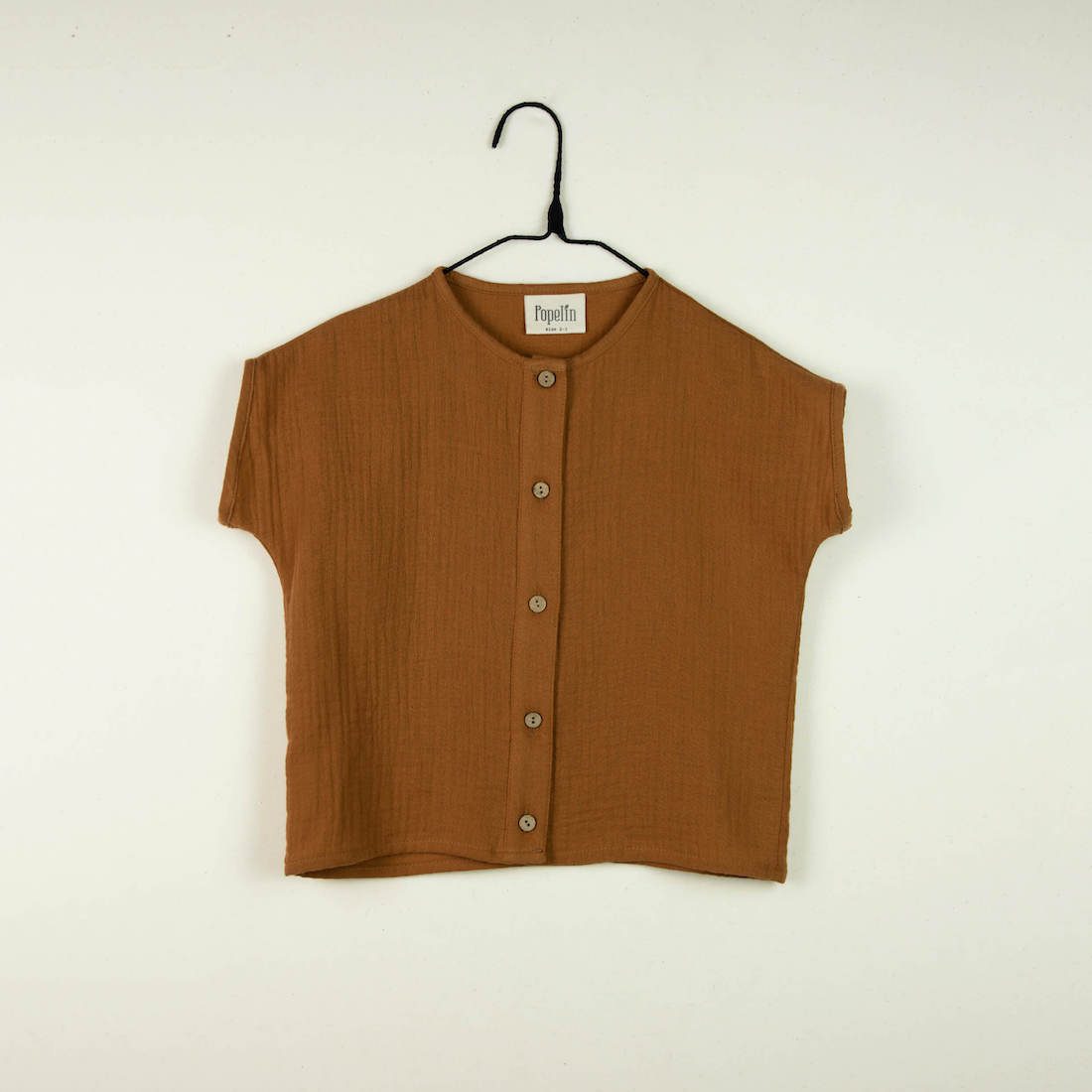 Mustard Bambula Shirt & Black Bambula Culotte