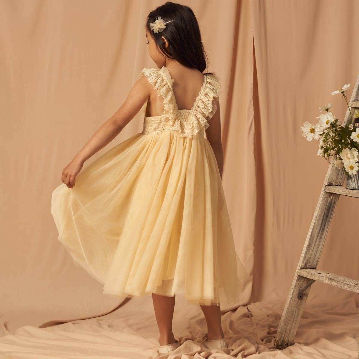 Dorthea Dress | Champagne