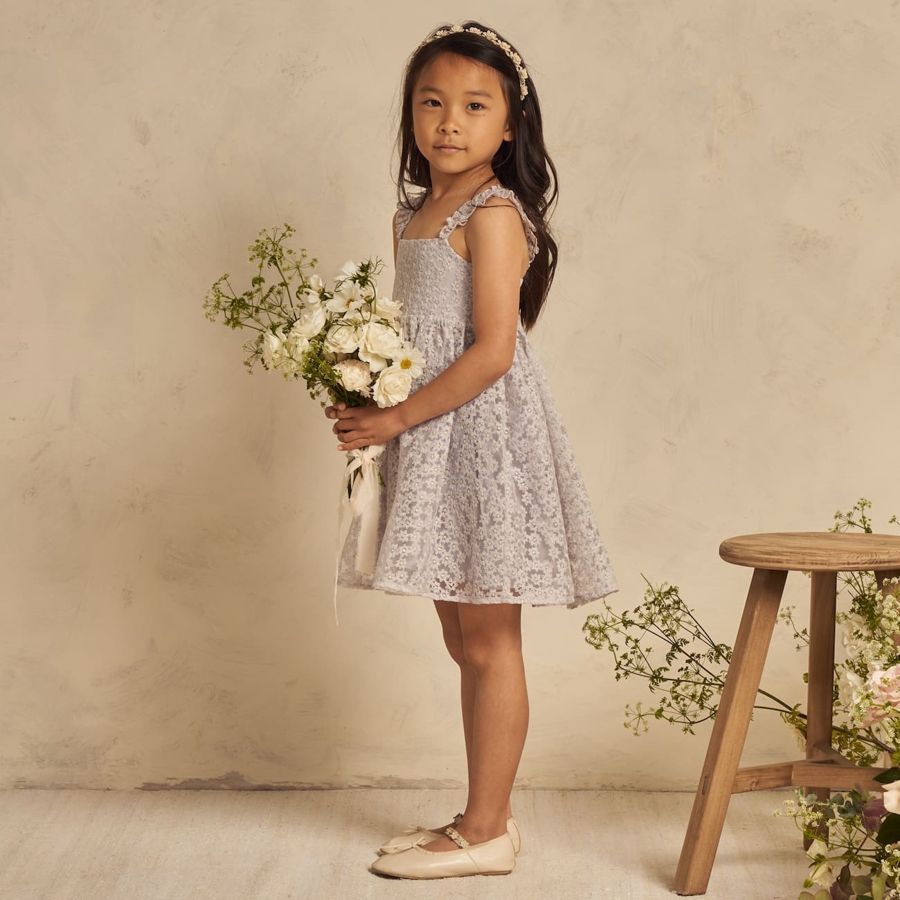 Mara Dress | Cloud Daisy