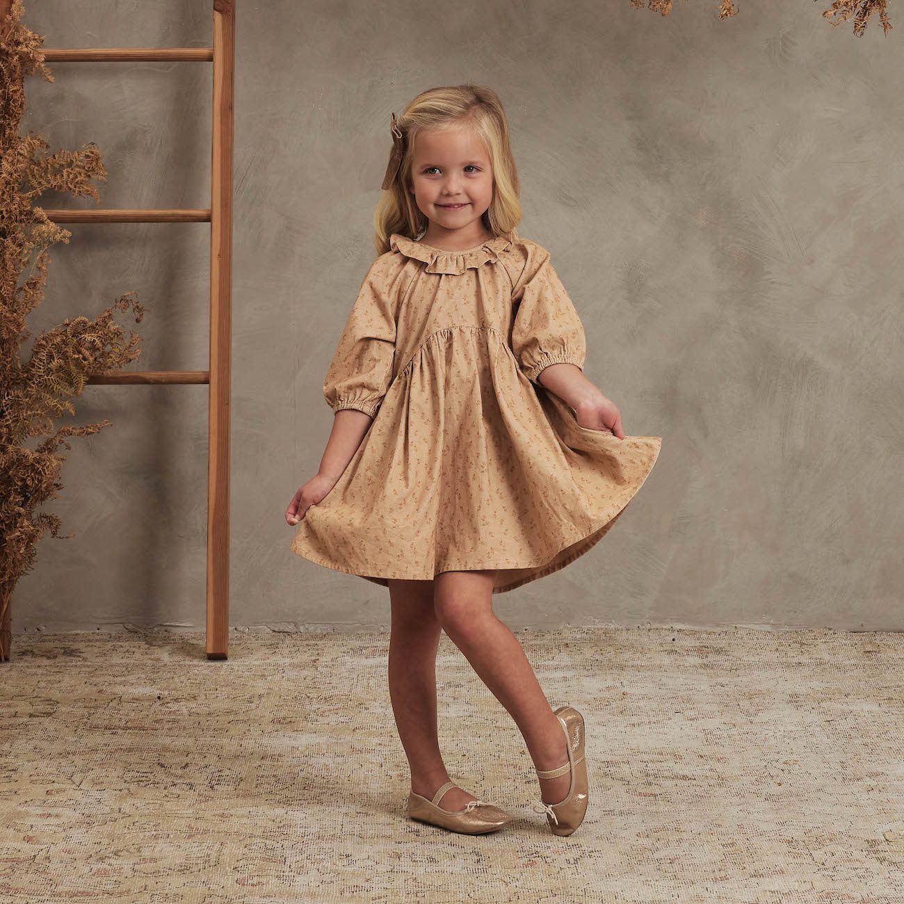 Adeline Dress | Ditsy Rose