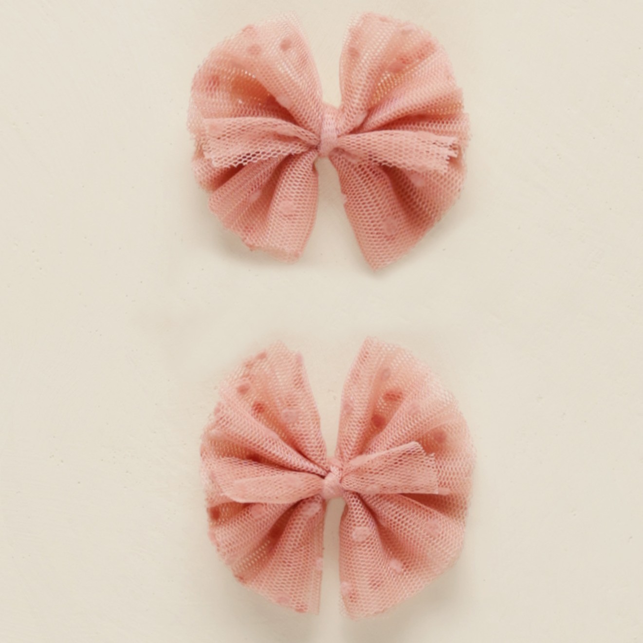 Flutter Tulle Clips | Lipstick