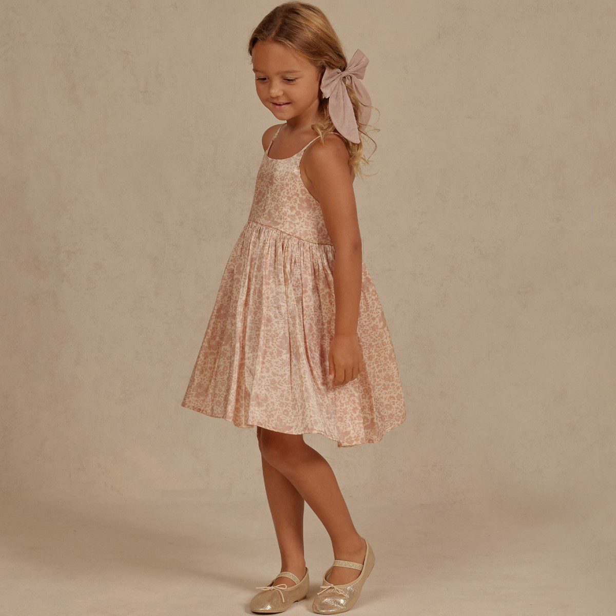 Pippa Dress | Mauve Bloom